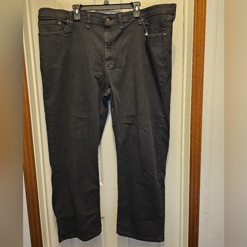 Wrangler Men's Black Denim Jeans - 48x30